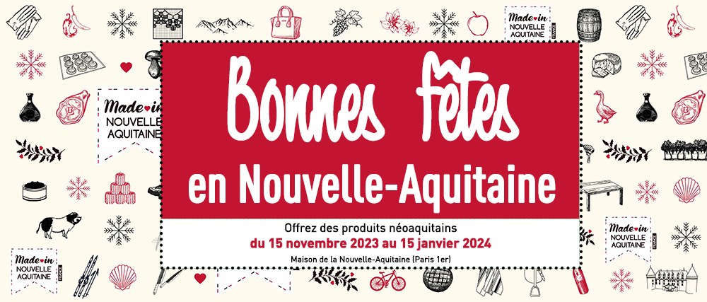 Bonnes fêtes en Nouvelle-Aquitaine